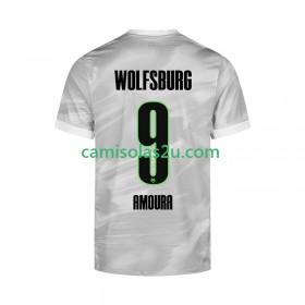 Camisolas de futebol VfL Wolfsburg Mohamed Amoura 9 Equipamento Alternativa 2025/26 Manga Curta